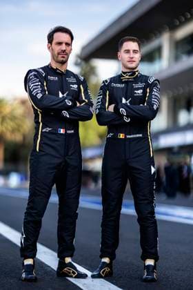 VERGNE Jean-Eric (fra), DS Penske, DS E-Tense FE23, VANDOORNE Stoffel (bel), DS Penske, DS E-Tense FE23, portrait during the 2024 Hankook Mexico City ePrix, 1st meeting of the 2023-24 ABB FIA Formula E World Championship, WM, Weltmeisterschaft on the Autodromo Hermanos Rodriguez from January 11 to 13, in Mexico City, Mexico - 2024 FORMULA E HANKOOK MEXICO CITY ePRIX DPPI Panoramic 03424001-TF-055