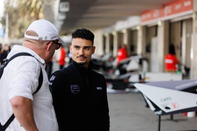 DE VRIES Nyck (nld), Mahindra Racing, Mahindra M9Electro, portrait during the 2024 Hankook Mexico City ePrix, 1st meeting of the 2023-24 ABB FIA Formula E World Championship, WM, Weltmeisterschaft on the Autodromo Hermanos Rodriguez from January 11 to 13, in Mexico City, Mexico - 2024 FORMULA E HANKOOK MEXICO CITY ePRIX DPPI Panoramic  03424001_CL10015