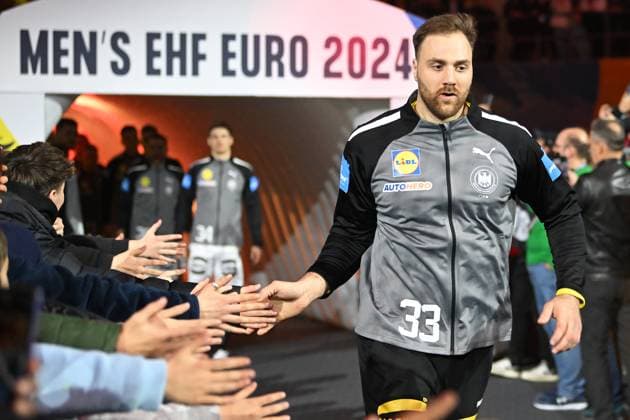 Duesseldorf, Merkur Spiel Arena, 10 01 24, GER, Men, EHF Handball Euro 2024, Germany Switzerland Picture Goalkeeper Andreas WOLFF Germany Only for editorial use Nordrhein Westfalen Germany