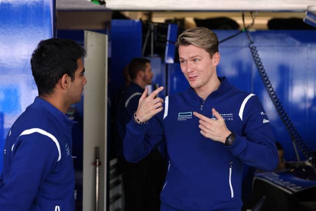 Jehan Duravala IND and Maximilian Günter GER team-mates at Maserati, Formula E FIA World Championship Season 10, Mexico City E Prix, Mexico, 11 01 2024