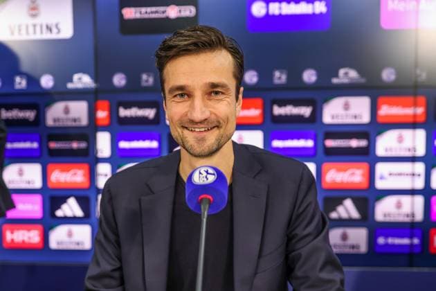 12 01 2024, Football, 2 Bundesliga, Season 2023 2024, Press conference FC Schalke 04, Matthias Tillmann FC Schalke 04 Gelsenkirchen Veltins Arena NRW Germany xRHR PHOTO TRx Copyright: RHR-FOTOx RHR-FOTO TR