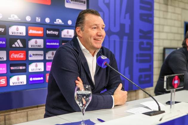 12 01 2024, Football, 2 Bundesliga, Season 2023 2024, Press conference FC Schalke 04, Sports Director Marc Wilmots FC Schalke 04 Gelsenkirchen Veltins Arena NRW Germany xRHR PHOTO TRx Copyright: RHR-FOTOx RHR-FOTO TR