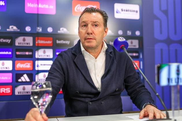 12 01 2024, Football, 2 Bundesliga, Season 2023 2024, Press conference FC Schalke 04, Sports Director Marc Wilmots FC Schalke 04 Gelsenkirchen Veltins Arena NRW Germany xRHR PHOTO TRx Copyright: RHR-FOTOx RHR-FOTO TR