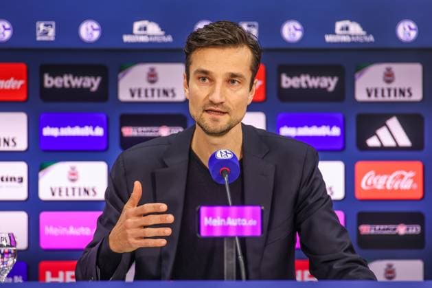 12 01 2024, Football, 2 Bundesliga, Season 2023 2024, Press conference FC Schalke 04, Matthias Tillmann FC Schalke 04 Gelsenkirchen Veltins Arena NRW Germany xRHR PHOTO TRx Copyright: RHR-FOTOx RHR-FOTO TR