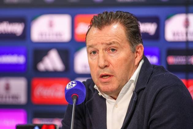 12 01 2024, Football, 2 Bundesliga, Season 2023 2024, Press conference FC Schalke 04, Sports Director Marc Wilmots FC Schalke 04 Gelsenkirchen Veltins Arena NRW Germany xRHR PHOTO TRx Copyright: RHR-FOTOx RHR-FOTO TR