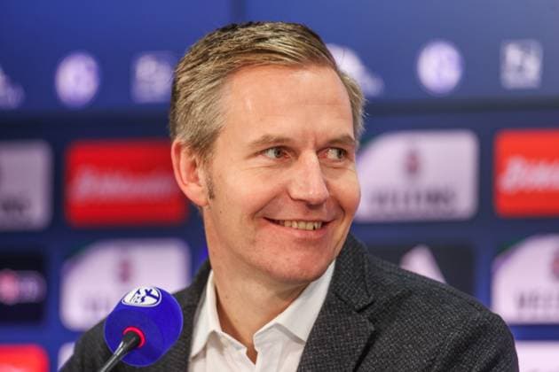 12 01 2024, Football, 2 Bundesliga, Season 2023 2024, Press conference FC Schalke 04, Axel Hefer FC Schalke 04 Gelsenkirchen Veltins Arena NRW Germany xRHR PHOTO TRx Copyright: RHR-FOTOx RHR-FOTO TR