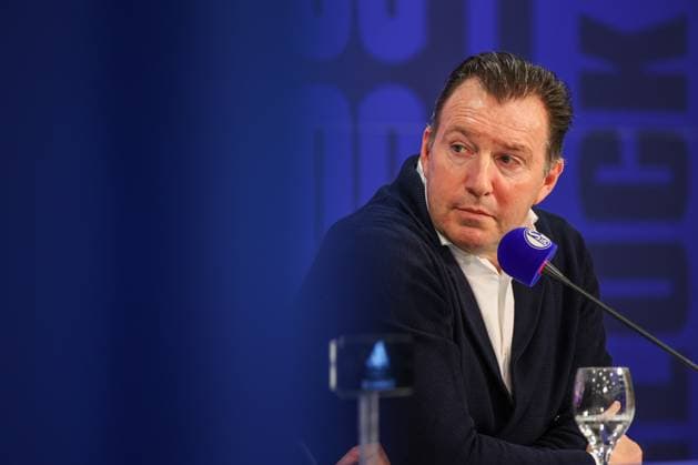 12 01 2024, Football, 2 Bundesliga, Season 2023 2024, Press conference FC Schalke 04, Sports Director Marc Wilmots FC Schalke 04 Gelsenkirchen Veltins Arena NRW Germany xRHR PHOTO TRx Copyright: RHR-FOTOx RHR-FOTO TR