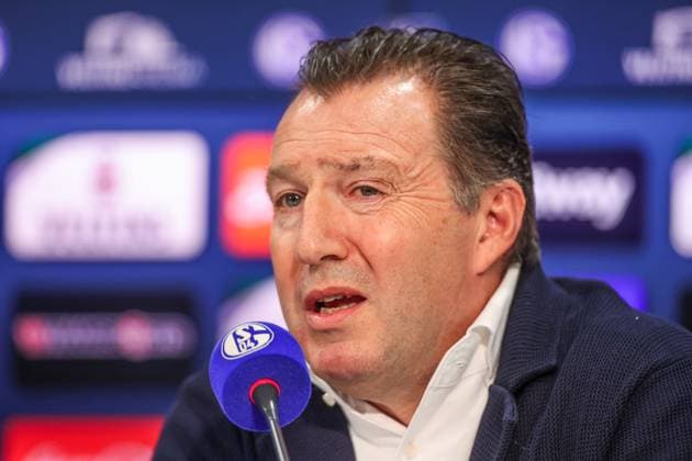 12 01 2024, Football, 2 Bundesliga, Season 2023 2024, Press conference FC Schalke 04, Sports Director Marc Wilmots FC Schalke 04 Gelsenkirchen Veltins Arena NRW Germany xRHR PHOTO TRx Copyright: RHR-FOTOx RHR-FOTO TR