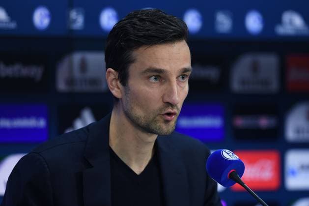 Soccer 2 Bundesliga Media Talk FC Schalke 04 on 12 01 2024 at the Veltins Arena in Gelsenkirchen Matthias Tillmann Chairman of the Board Schalke xRx