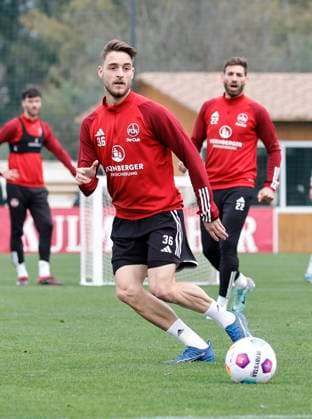 12 01 2024 Soccer 2 Soccer Bundesliga Season 2023 2024 1 FC Nuremberg FCN Club Training Camp Winter Winter Training Camp Marbella Spain Sports Photo Zink DaMa xdaxmax Lukas Schleimer 36, 1 FC Nuremberg FCN