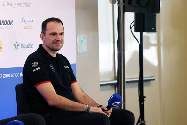 Florian Modlinger GER Head of Porsche Formula E Motorsport at the press conference, Formula E FIA World Championship Season 10, Mexico City E Prix, Mexico, 12 01 2024