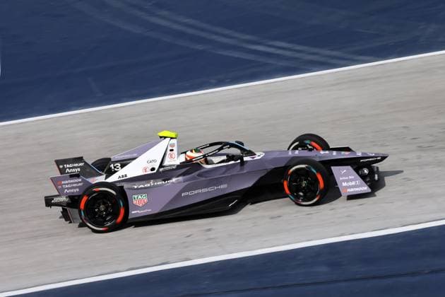 Antonio Felix da Costa POR Porsche, Formula E FIA World Championship Season 10, Mexico City E Prix, Mexico, 12 01 2024
