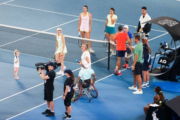 January 13, 2024, Melbourne, Victoria, Australia: MELBOURNE, AUSTRALIA - JANUARY 13: Arena Spectacular at Kids Day ahead of the 2024 Australian Open at Melbourne Park on January 13, 2024 in Melbourne, Australia. Melbourne Australia - ZUMAp121 20240113_zsp_p121_008 Copyright: xChrisxPutnamx