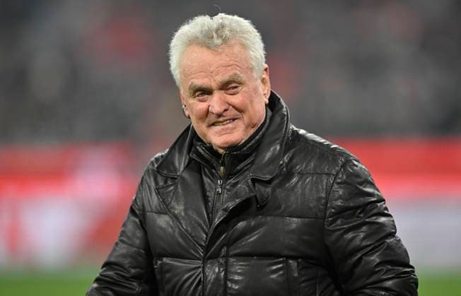 former national goalkeeper Sepp Maier FC Bayern Muenchen vs TSG 1899 Hoffenheim 12 01 2024 DFL REGULATIONS PROHIBIT ANY USE OF PHOTOGRAPHS AS IMAGE SEQUENCES AND OR QUASI VIDEO FC Bayern Muenchen vs TSG 1899 Hoffenheim