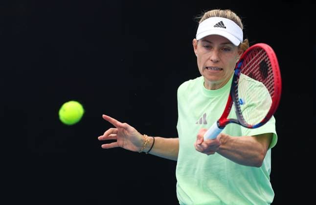 Tennis, Australian Open, Angeliqe Kerber Training