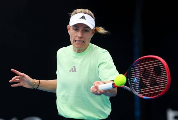 Angelique Kerber of Germany in action Australian Open, Saturday Previews, Tennis, Melbourne Park, Melbourne, Australia - 13 Jan 2024  Copyright: xEllaxLing Shutterstockx 14298351ce