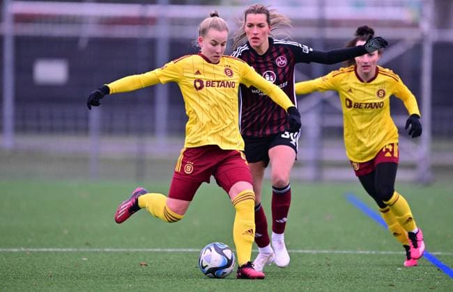 13 01 2024 Soccer Women Womens Soccer Season 2023 2024 Test match Friendly match Preparation match 1 FC Nürnberg FCN Clubfrauen Club Sparta Prague Prague xwoxzix Aneta Pochmanova 10, Sparta Prague Medina Desic 30, 1 FC Nürnberg FCN