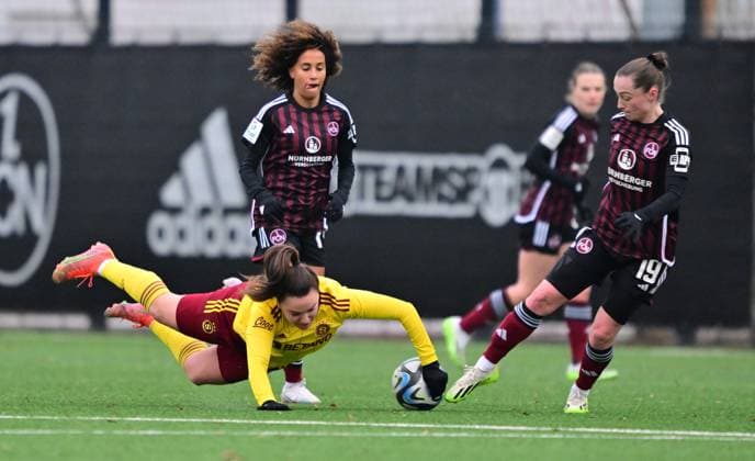 13 01 2024 Soccer women womens soccer season 2023 2024 Test match friendly match preparation match 1 FC Nürnberg FCN Clubfrauen Club Sparta Prague Prague xwoxzix Klara Cvrckova 28, Sparta Prague vs Amira Arfaoui 74, 1 FC Nürnberg FCN Vanessa Haim 19, 1 FC Nürnberg FCN