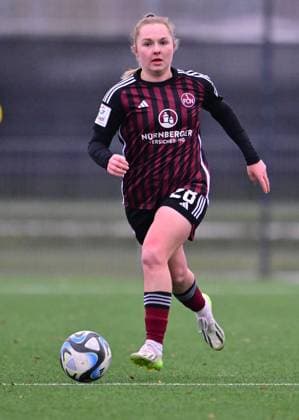 13 01 2024 Soccer Women Womens Soccer Season 2023 2024 Test match Friendly match Preparation match 1 FC Nuremberg FCN Clubfrauen Club Sparta Prague Prague xwoxzix Madeleine Steck 28, 1 FC Nuremberg FCN Cropped single image