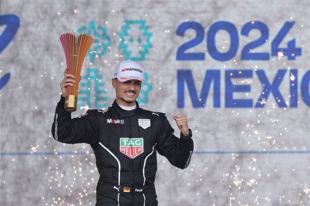 Winner Pascal Wehrlein GER Porsche, Formula E FIA World Championship, Season 10, Mexico City E Prix, Mexico, 13 01 2024