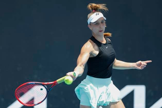 Tamara Korpatsch, Australian Open 2023, Melbourne Park, Melbourne, Victoria, Australia Copyright: xJuergenxHasenkopfx