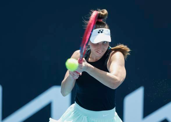 Tamara Korpatsch, Australian Open 2023, Melbourne Park, Melbourne, Victoria, Australia Copyright: xJuergenxHasenkopfx