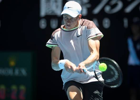 Jannik Sinner ITA , Australian Open 2024, Melbourne Park, Melbourne, Victoria, Australia Copyright: xJuergenxHasenkopfx