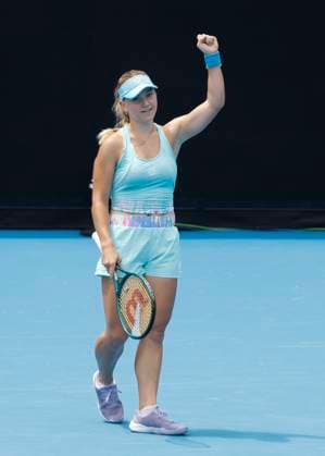 Maria Timofeeva RUS , Australian Open 2024, Melbourne Park, Melbourne, Victoria, Australia Copyright: xJuergenxHasenkopfx