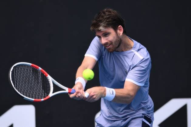 Cameron Norrie (GBR) during a practice session Australian Open, Day One, Tennis, Melbourne Park, Melbourne, Australia - 14 Jan 2024  Copyright: xJamesxGourley Shutterstockx 14297568g