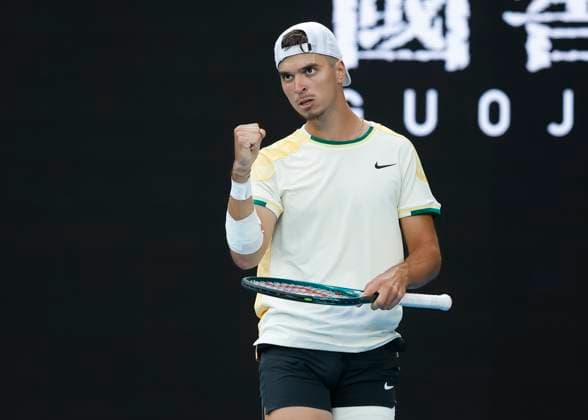 Dino Prizmic CRO , Australian Open 2024, Melbourne Park, Melbourne, Victoria, Australia Copyright: xJuergenxHasenkopfx