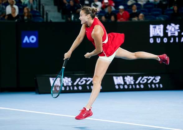 Aryna Sabalenka, Australian Open 2024, Melbourne Park, Melbourne, Victoria, Australia Copyright: xJuergenxHasenkopfx
