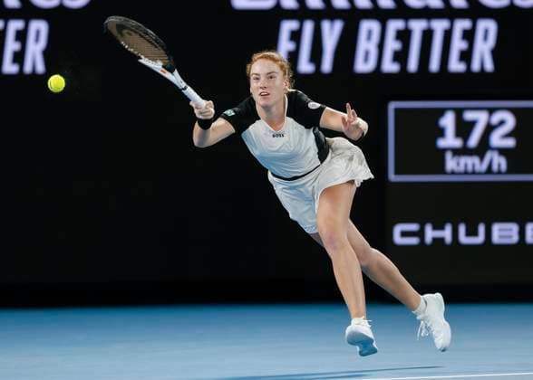 Ella Seidel, Australian Open 2024, Melbourne Park, Melbourne, Victoria, Australia Copyright: xJuergenxHasenkopfx