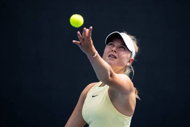 Brenda Fruhvirtova (CZE) TENNIS : Open d Australie - 14 01 2024 VirginieBouyer Panoramic 