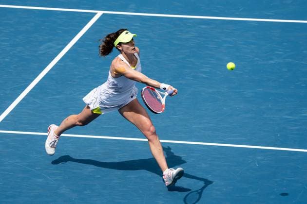 Alize Cornet (FRA) TENNIS : Open d Australie - 14 01 2024 VirginieBouyer Panoramic 