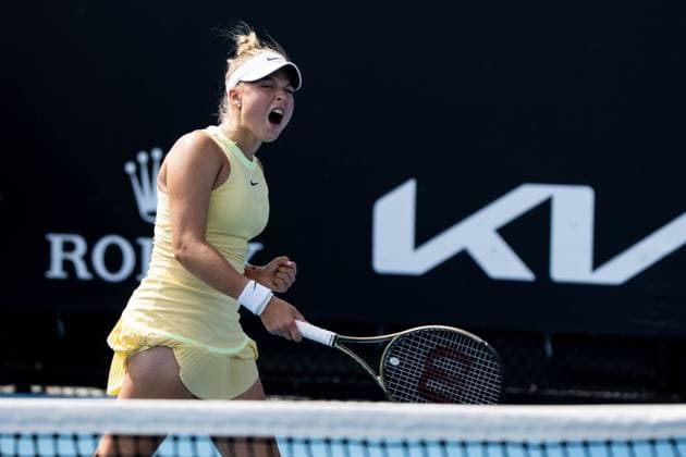 Brenda Fruhvirtova (CZE) TENNIS : Open d Australie - 14 01 2024 VirginieBouyer Panoramic 