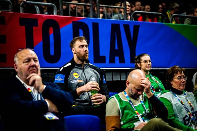Handball I Men I Euro 2024 I Preliminary round I Group A I Switzerland France I 14 01 2024 Andreas Wolff 33, Germany Berlin Mercedes Benz Arena Berlin Germany Copyright: xLobeca Krausex