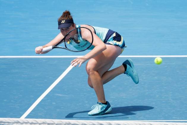 Tennis 2024: Australian Open Day 2 January 15, 2024: LINDA NOSKOVA of the Czech Republic in action against 31st seed MARIE BOUZKOVA of the Czech Republic on Court 3 in a Women s Singles 1st round match on day 2 of the 2024 Australian Open in Melbourne, Australia. Sydney Low Cal Media(Credit Image: Â Sydney Low Cal Sport Media) California USA EDITORIAL USE ONLY Copyright: xx ZUMA-20240115_faf_c04_005.jpg SydneyxLowx csmphotothree223285