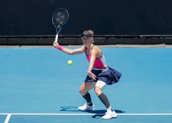 Laura Siegemund GER , Australian Open 2024, Melbourne Park, Melbourne, Victoria, Australia Copyright: xJuergenxHasenkopfx