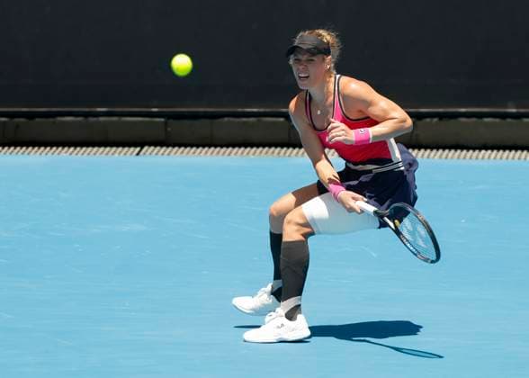 Laura Siegemund GER , Australian Open 2024, Melbourne Park, Melbourne, Victoria, Australia Copyright: xJuergenxHasenkopfx