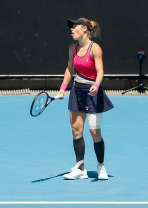 Laura Siegemund GER reacts angry,anger,disappointed,disappointment,emotion, Australian Open 2024, Melbourne Park, Melbourne, Victoria, Australia Copyright: xJuergenxHasenkopfx