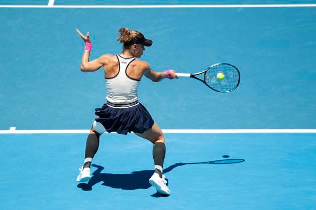 Laura Siegemund GER , Australian Open 2024, Melbourne Park, Melbourne, Victoria, Australia Copyright: xJuergenxHasenkopfx