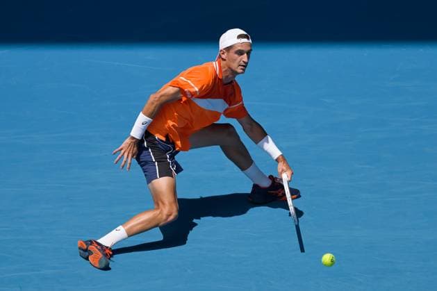 Tennis 2024: Australian Open Day 2 January 15, 2024: TERENCE ATMANE of France in action against 3rd seed DANIIL MEDVEDEV of the Russian Federation on Margaret Court Arena in a Men s Singles 1st round match on day 2 of the 2024 Australian Open in Melbourne, Australia. Sydney Low Cal Media(Credit Image: Â Sydney Low Cal Sport Media) California USA EDITORIAL USE ONLY Copyright: xx ZUMA-20240115_faf_c04_017.jpg SydneyxLowx csmphotothree223326