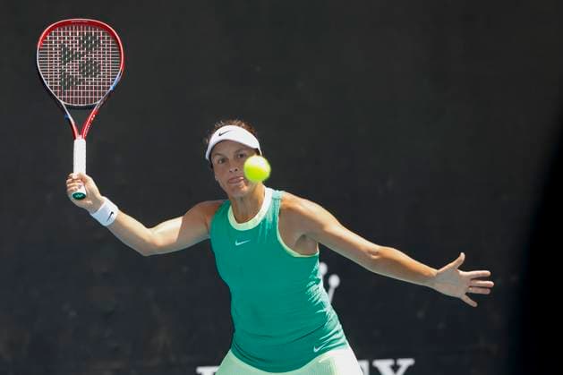 Tatjana Maria, Australian Open 2024, Melbourne Park, Melbourne, Victoria, Australia Copyright: xJuergenxHasenkopfx