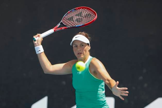 Tatjana Maria, Australian Open 2024, Melbourne Park, Melbourne, Victoria, Australia Copyright: xJuergenxHasenkopfx