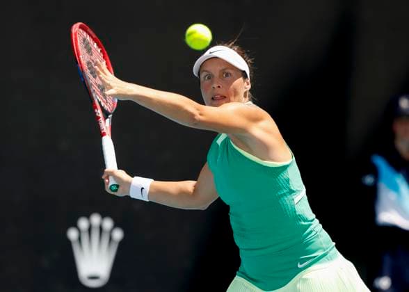 Tatjana Maria, Australian Open 2024, Melbourne Park, Melbourne, Victoria, Australia Copyright: xJuergenxHasenkopfx