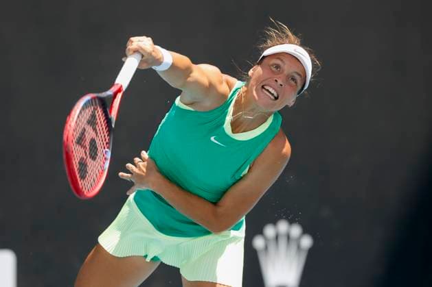 Tatjana Maria, Australian Open 2024, Melbourne Park, Melbourne, Victoria, Australia Copyright: xJuergenxHasenkopfx