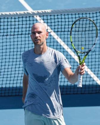 January 15, 2024: 20th seed ADRIAN MANNARINO of France celebrates after defeating STAN WAWRINKA of Switzerland on KIA Arena in a Men s Singles 1st round match on day 2 of the 2024 Australian Open in Melbourne, Australia. Cal Media USA - ZUMAc04_ 20240115_faf_c04_035 Copyright: xSydneyxLowx
