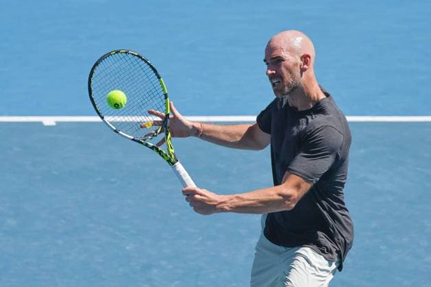 January 15, 2024: 20th seed ADRIAN MANNARINO of France in action against STAN WAWRINKA of Switzerland on KIA Arena in a Men s Singles 1st round match on day 2 of the 2024 Australian Open in Melbourne, Australia. Cal Media USA - ZUMAc04_ 20240115_faf_c04_037 Copyright: xSydneyxLowx