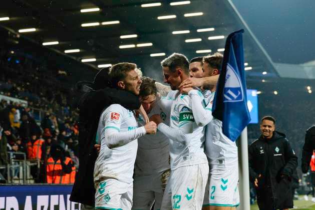 Sport Themen der Woche KW02 Sport Bilder des Tages Germany, Bochum, 14.01.2024, Vonovia Ruhrstadion, VfL Bochum - Werder Bremen - 1. Bundesliga: VfL Bochum - Werder Bremen, Bochum Vonovia Ruhrstadion North Rhine-Westphalia Germany *** Germany, Bochum, 14 01 2024, Vonovia Ruhrstadion, VfL Bochum Werder Bremen 1 Bundesliga VfL Bochum Werder Bremen, Bochum Vonovia Ruhrstadion North Rhine Westphalia Germany eu-images-094