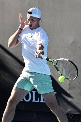 Maximilian Marterer, GER, during first round of 2024 Australian Open in Melbourne, 15 01 2023